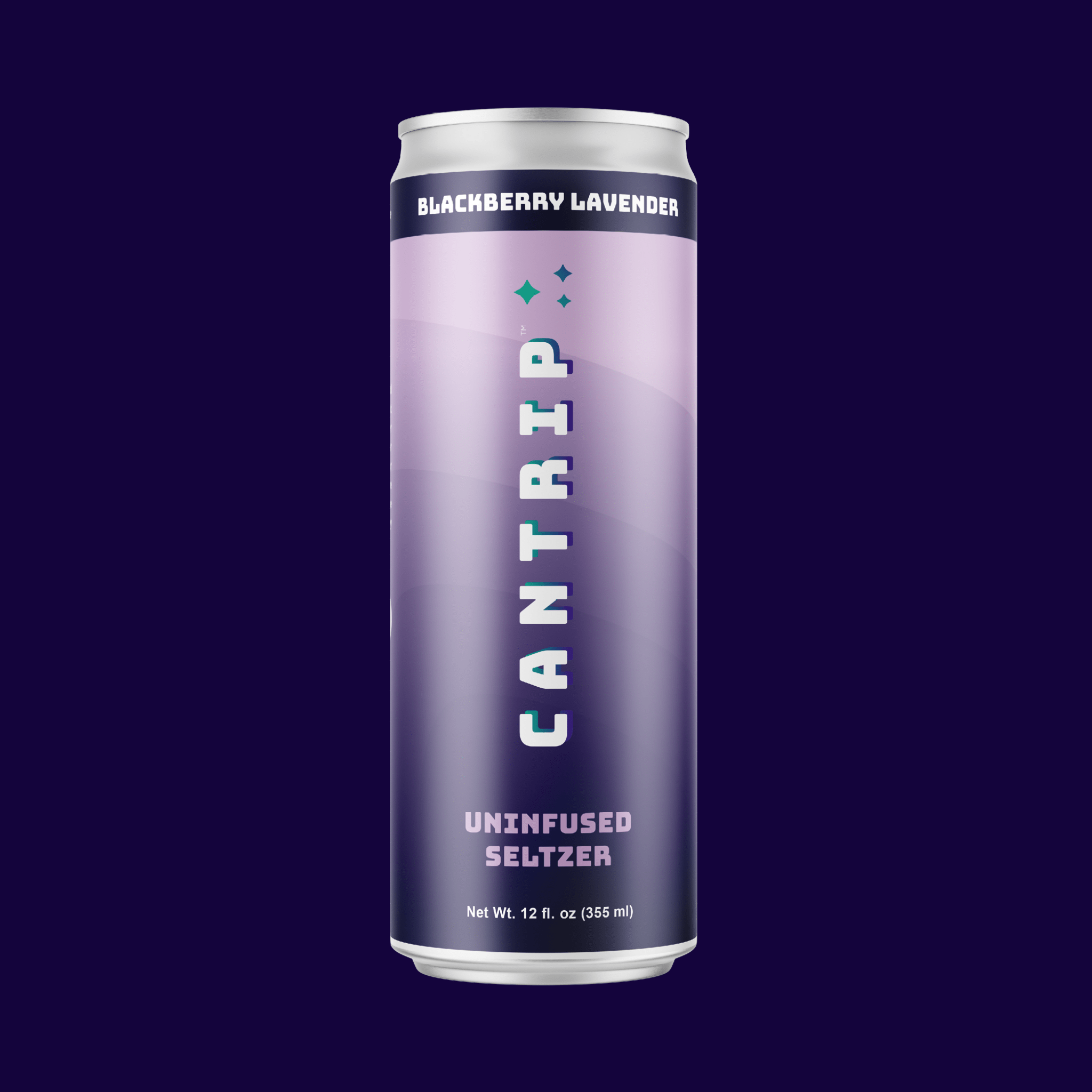 Blackberry Lavender Uninfused Seltzer - Cantrip